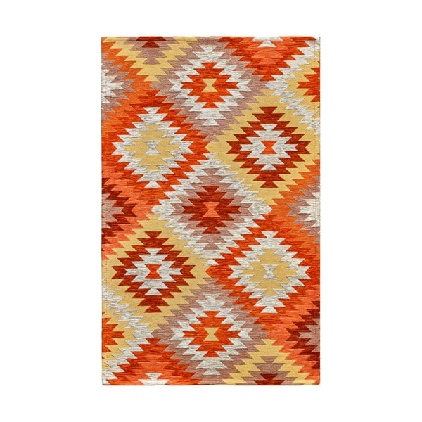 Skalbiamas kilimas oranžinės spalvos 55x140 cm Avana Arancio – Floorita