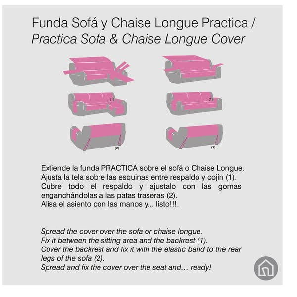 Apsauginis krėslui baldų apmušalas smėlio spalvos 55 cm Protect – Casa Selección-image-4