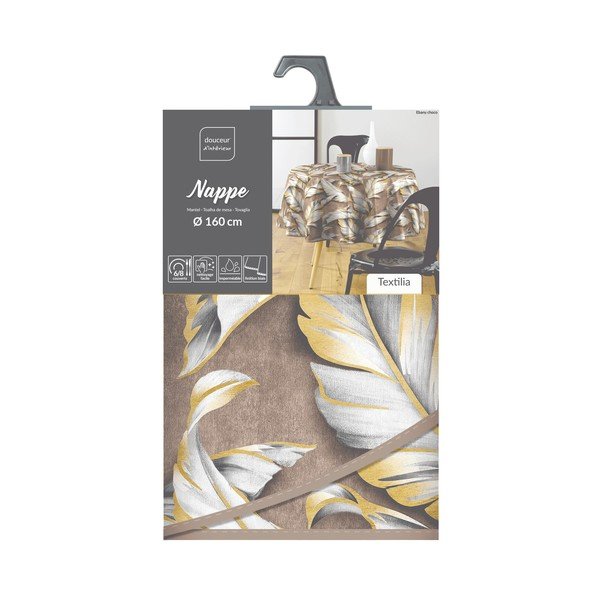 Staltiesė galima plauti ø 160 cm Ebany – douceur d'intérieur-image-4