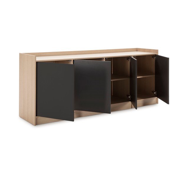 Antracito pilkos spalvos komoda Marceric Antara-image-3