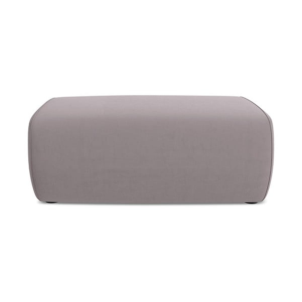 Levandų spalvos iš velveto taburetė Kapua – Makamii