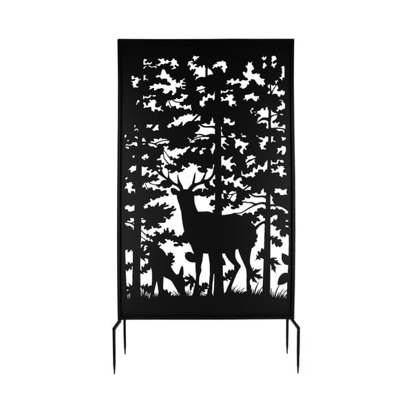 Iš metalo tvora juodos spalvos 100x186 cm Deer – Esschert Design