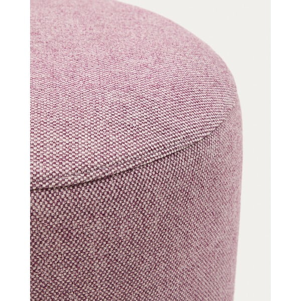 Violetinės spalvos pufas Kaeli – Kave Home-image-3