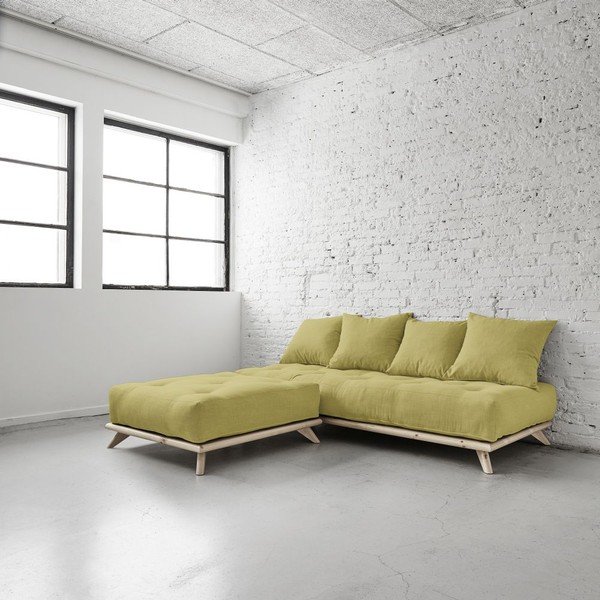 Sofa "Senza Natural/Avocado Green-image-3