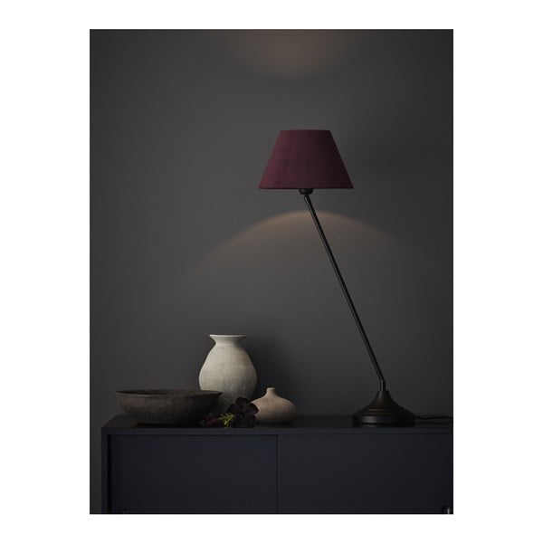 Juodos ir violetinės spalvos stalinis šviestuvas Markslöjd Garda-image-1