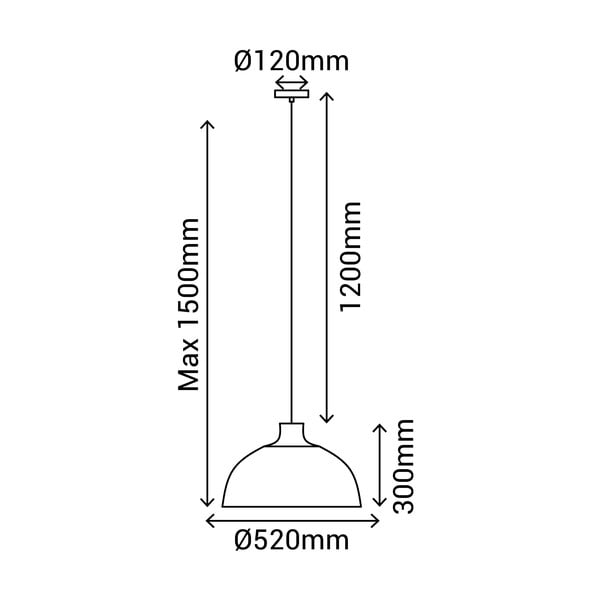 Kabantis šviestuvas juodos spalvos/natūralios spalvos ø 52 cm su bambukiniu gaubtu – SULION-image-3