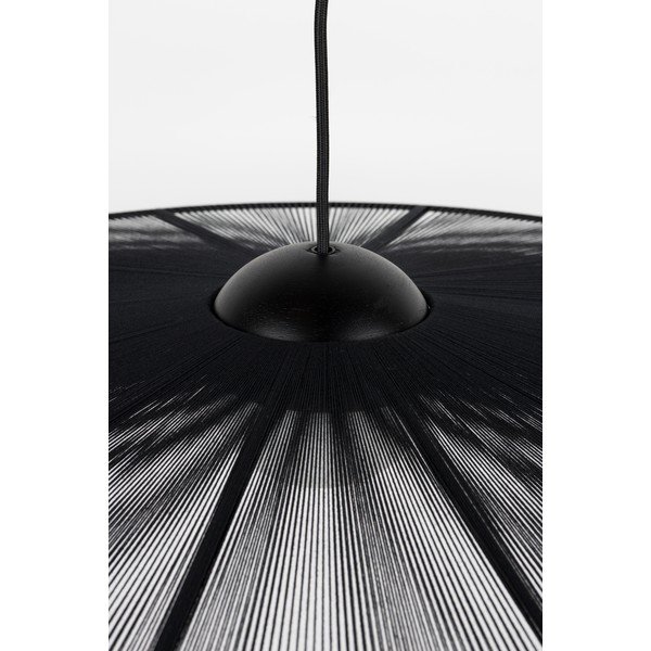 Juodos spalvos kabantis šviestuvas su pritemdymo funkcija ø 80 cm Belle – Zuiver-image-2