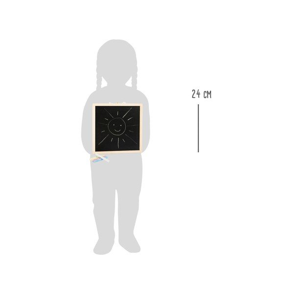 Medinė dėžutė su kreida ir magnetine lenta Legler Letters&Numbers-image-1