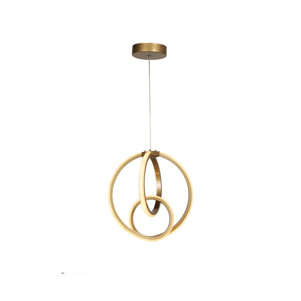 Bronzinės spalvos iš metalo kabantis šviestuvas LED ø 28,5 cm Neo – Squid Lighting-image-2