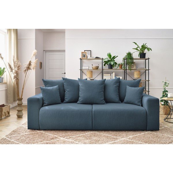 Mėlyna sofa-lova Envy - Bobochic Paris-image-1