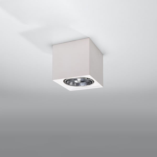 Baltos spalvos taškinis šviestuvas 14x14 cm Duozone – Sollux-image-2