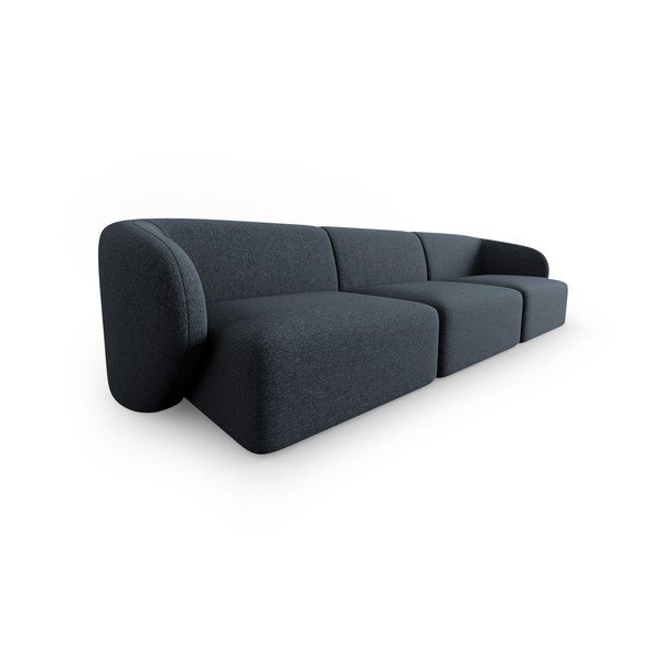 Mėlynos spalvos iš šenilinio audinio sofa 266 cm Paolo – Milo Casa-image-2