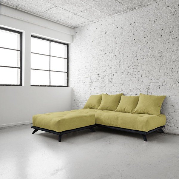 Sofa "Senza" juoda/avokadų žalia-image-4