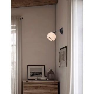 Juodos ir baltos spalvos sieninė lempa Marinen – Candellux Lighting