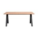 Sulankstomas pietų stalas su ąžuolo stalviršiu 170x100 cm Carradale - Rowico