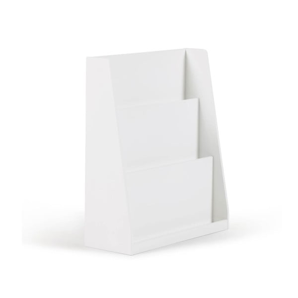 Baltos spalvos vaikiška knygų spinta 59,5x69,5x23 cm Adiventina – Kave Home