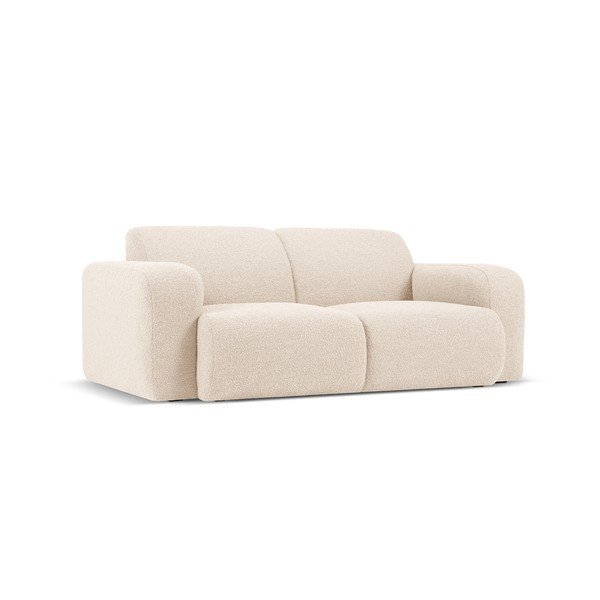 Sofa smėlio spalvos iš boucle 170 cm Molino – Micadoni Home-image-2