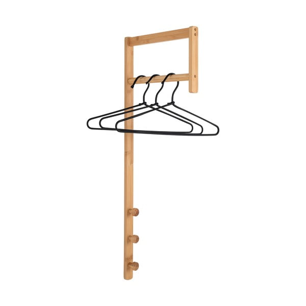 Iš bambuko sieninė lentyna natūralios spalvos Trento – House Nordic-image-2