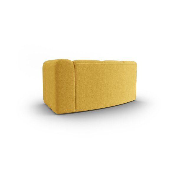 Modulinė sofa geltonos spalvos (su dešiniuoju kampu) Lupine – Micadoni Home-image-3