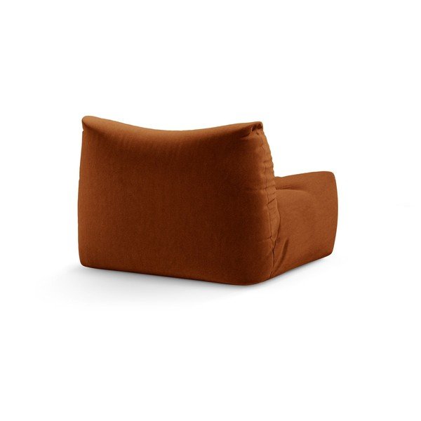 Oranžinės spalvos sėdynės pagalvėlė iš velveto Tove – Micadoni -image-3