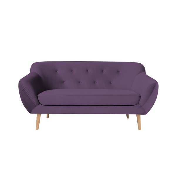 Violetinė dvivietė sofa Mazzini Sofas Amelie