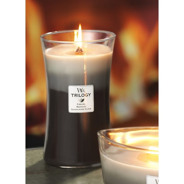 Kvapioji žvakė WoodWick Warm Wood, 110 valandų degimo trukmė-image-1