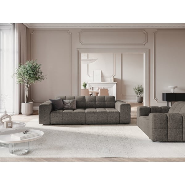 Sofa tamsiai pilkos spalvos 204 cm Chicago – Cosmopolitan Design-image-1