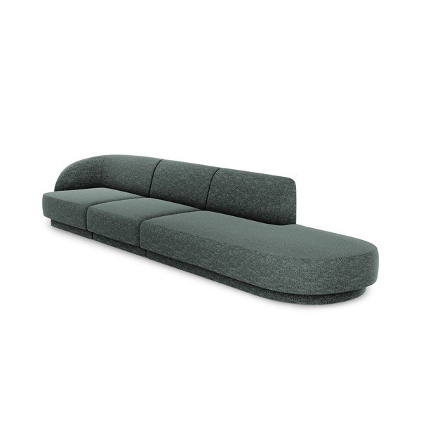 Tamsiai žalia sofa 302 cm Miley - Micadoni Home-image-3