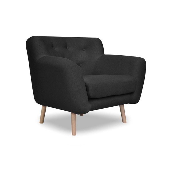 Antracito pilkos spalvos krėslas Cosmopolitan design London-image-2