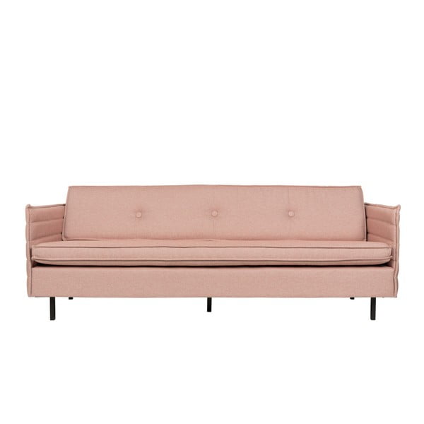 Lašišiškai rožinė Zuiver Jaey sofa, 209 cm