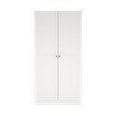Baltos spalvos drabužių spinta 99x200x62 cm Billund – Tvilum