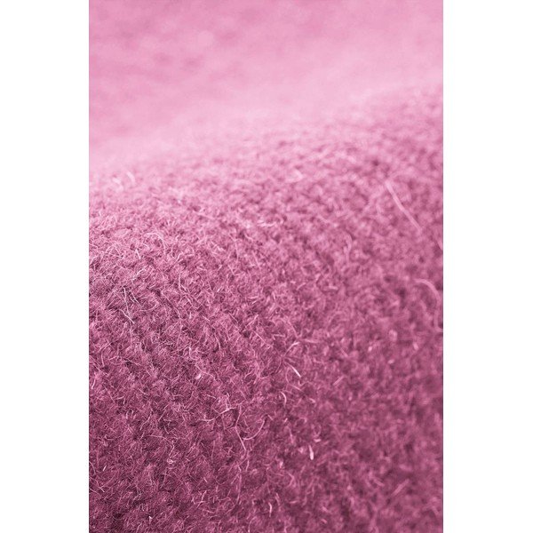 Rankų darbo rožinės spalvos iš vilnos mišinio kilimas 160x230 cm Row – Jotex-image-2