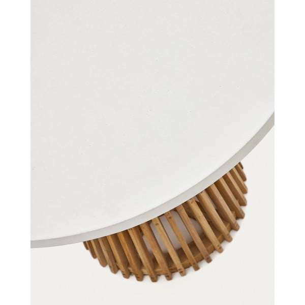 Apvalios formos sodo valgomojo stalas ø 90 cm Alcaufar – Kave Home-image-3