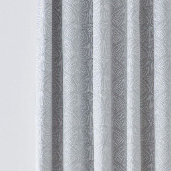 Pilkos spalvos užuolaidos, 2 vnt., 229x168 cm Art Deco Pearl - Catherine Lansfield-image-1