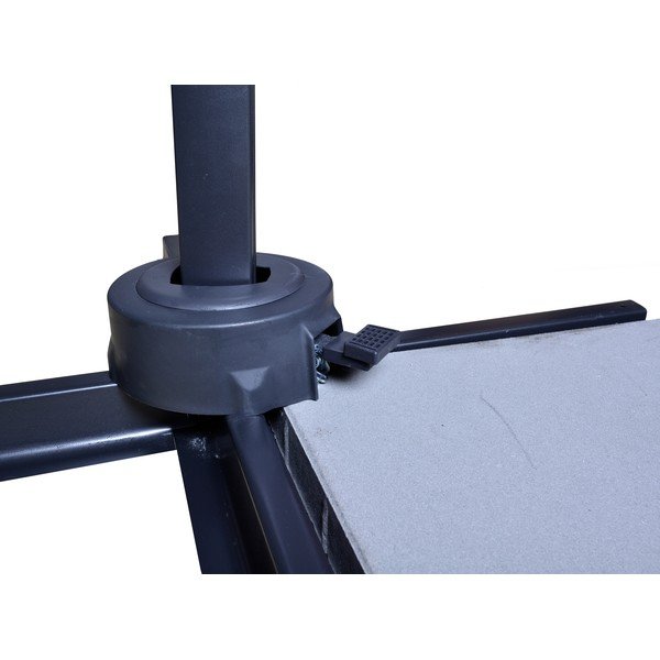 Pilkas skėtis 270x270 cm Cantielver - Rojaplast-image-2