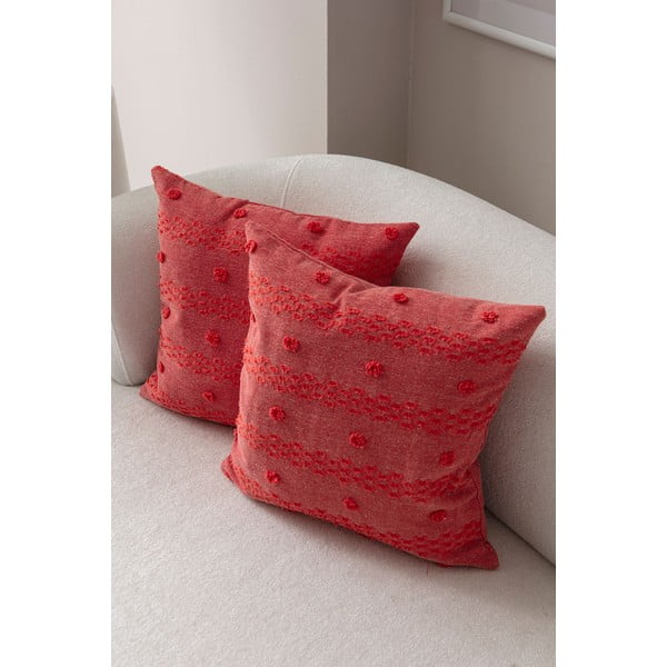 Dekoratyviniai pagalvių užvalkalai 2 vnt. 43x43 cm Tuffet – Mioli Decor-image-2