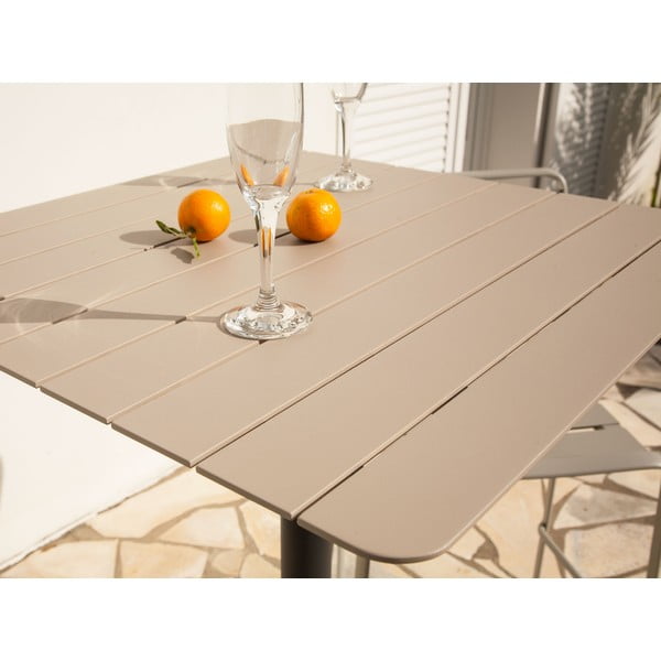 Iš aliuminio sodo valgomojo stalas 67x67 cm Spring – Ezeis-image-3