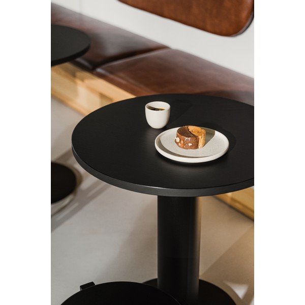 Apvalios formos valgomojo stalas su ąžuolo dekoro stalviršiu ø 80 cm Sool – noo.ma-image-3