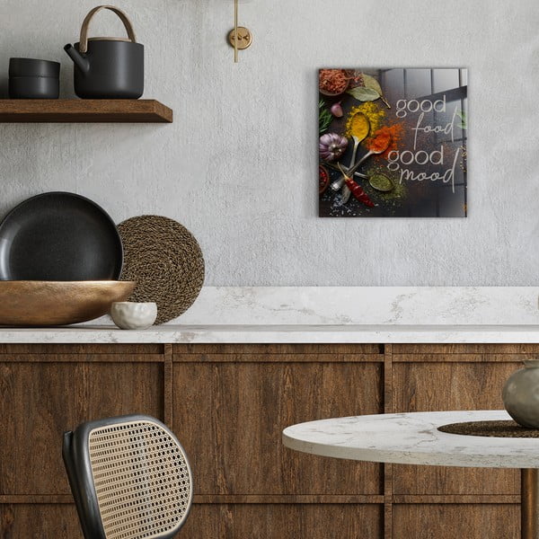 Paveikslas iš stiklo 30x30 cm Mood – Styler-image-1