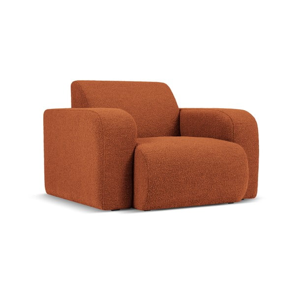 Krėslas rudos spalvos iš boucle Molino – Micadoni Home