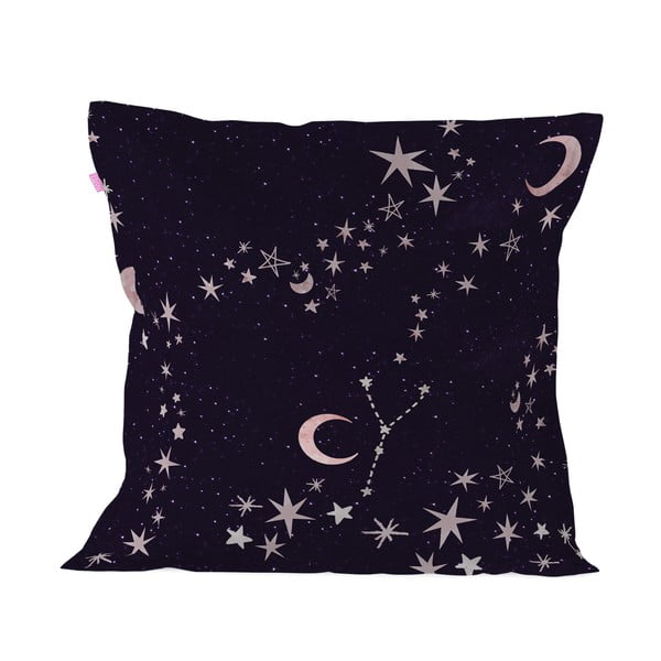 Medvilninis dekoratyvinis pagalvės užvalkalas Happy Friday Basic Ultraviolet, 60 x 60 cm