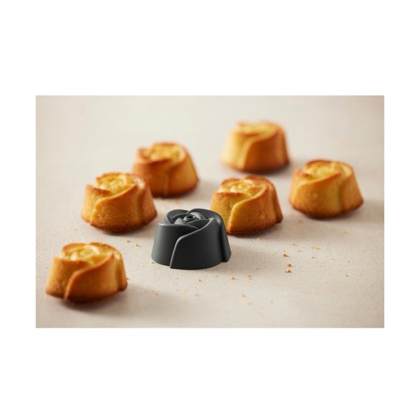 Iš silikonas kepimo formos 6 vnt. keksiukams ø 7 cm Rose – Blomsterbergs-image-3