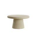Apvalios formos kavos staliukas smėlio spalvos ø 70 cm Kulona – Light & Living