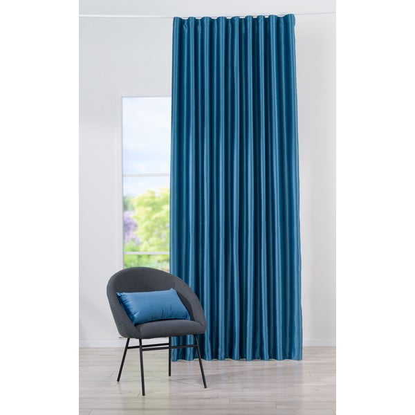 Užuolaida mėlynos spalvos su kabliuku 140x260 cm Canyon – Mendola Fabrics