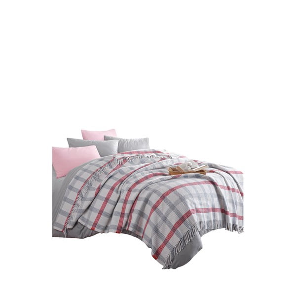 Pilkos spalvos lovatiesė 180x220 cm Warm Soft – Mijolnir