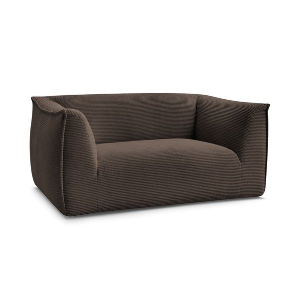 Rudos spalvos sofa iš kordinio velveto 170 cm Giorgia – Bobochic Paris-image-2