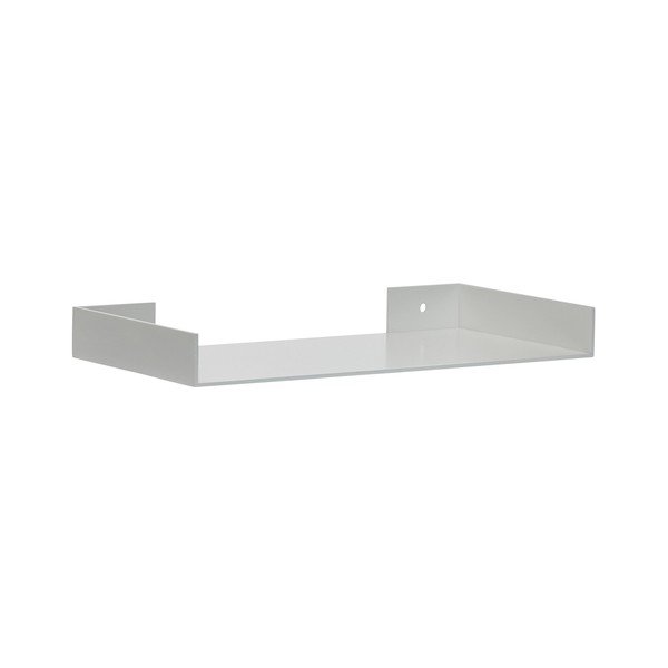 Šviesiai pilkos spalvos iš metalo sieninė lentyna 30 cm Sheets – Hübsch