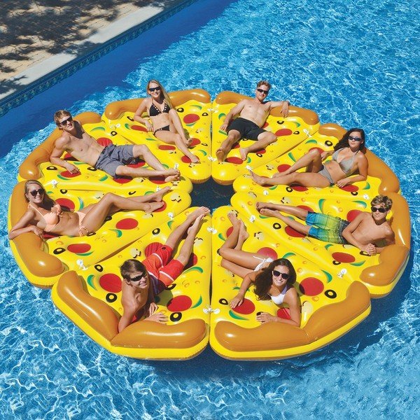 Pripučiamas čiužinys InnovaGoods Pizza-image-2