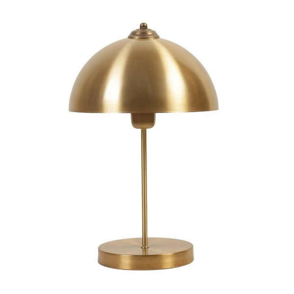 Stalinis šviestuvas auksinės spalvos (aukštis 40 cm) su metaliniu gaubtu Lungo – Opviq lights