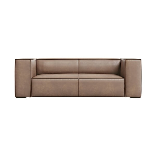 Šviesiai ruda odinė sofa 212 cm Madame - Windsor & Co Sofas
